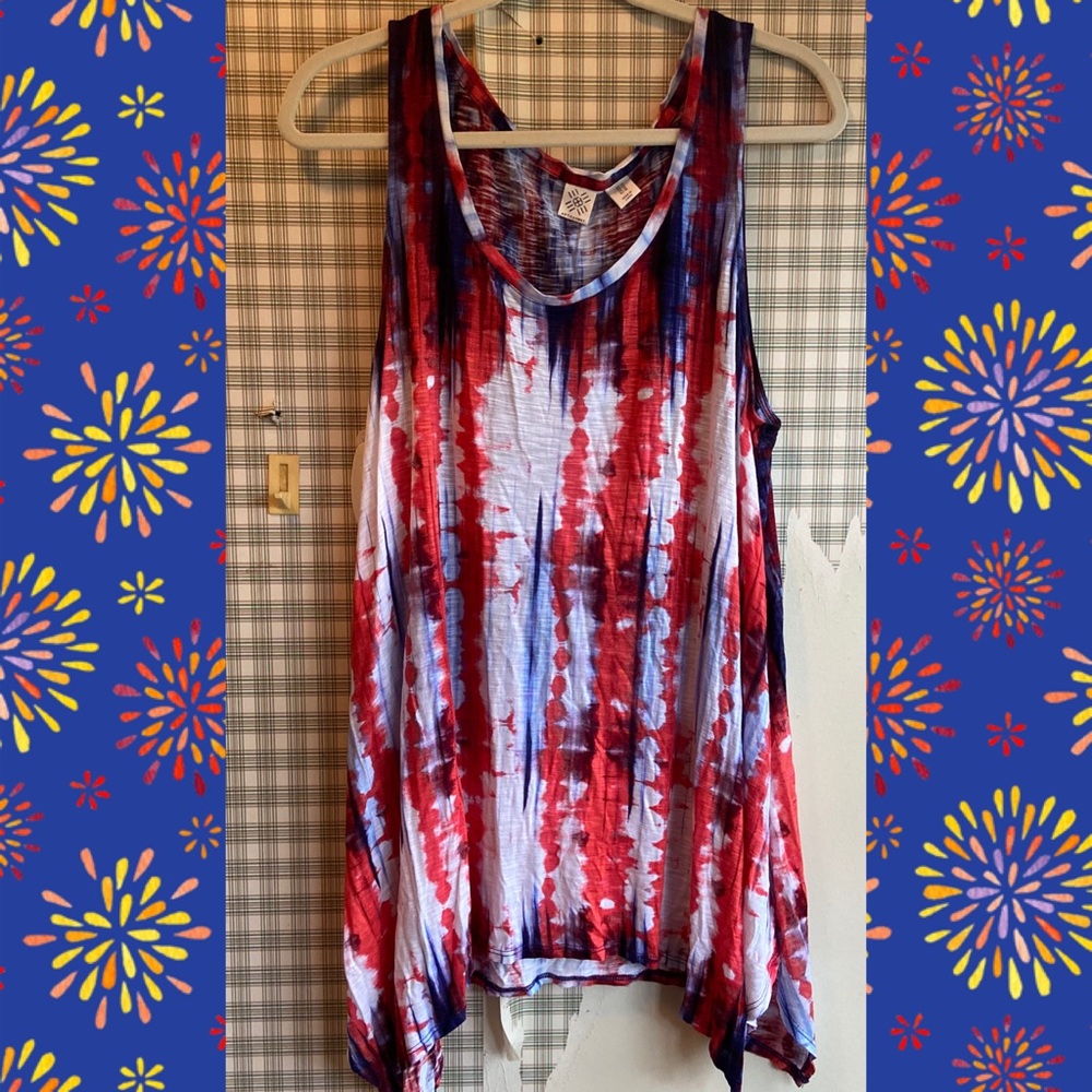 Artisan NY Red White and Blue Tank